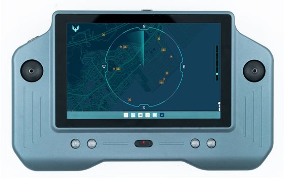 Sistema de detecção anti-drones de 400-6000 MHz / detector de drones / detector de UAV, recolha de dados aéreos