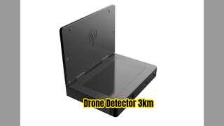 Alcance leve de 3000m do detector de drones